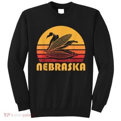 Retro Nebraska Corn Vintage Maize Farming Sweatshirt