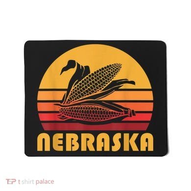 Retro Nebraska Corn Vintage Maize Farming Mousepad