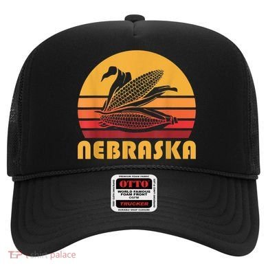 Retro Nebraska Corn Vintage Maize Farming Hat