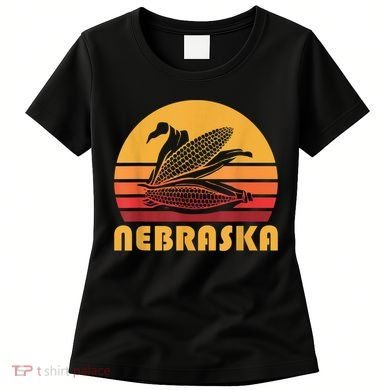 Retro Nebraska Corn Vintage Maize Farming Women's T-Shirt