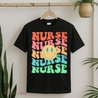 Retro Nurse Colorful Nurse Life Nurse's Day T-Shirt thumb 2