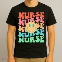 Retro Nurse Colorful Nurse Life Nurse's Day T-Shirt thumb 3