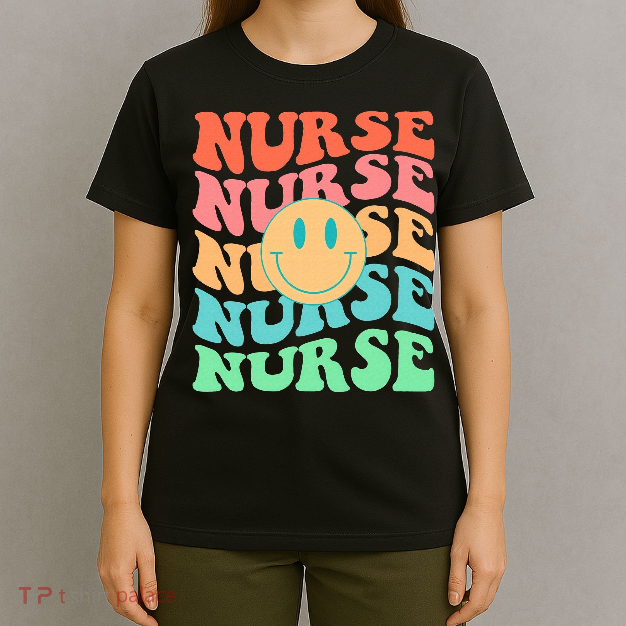 Retro Nurse Colorful Nurse Life Nurse's Day T-Shirt