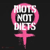 Riots Not Diets Feminist Punk Graphic Sweatshirt thumb 3