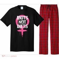 Riots Not Diets Feminist Punk Graphic Pajama Set thumb 0