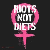 Riots Not Diets Feminist Punk Graphic Tumbler thumb 3