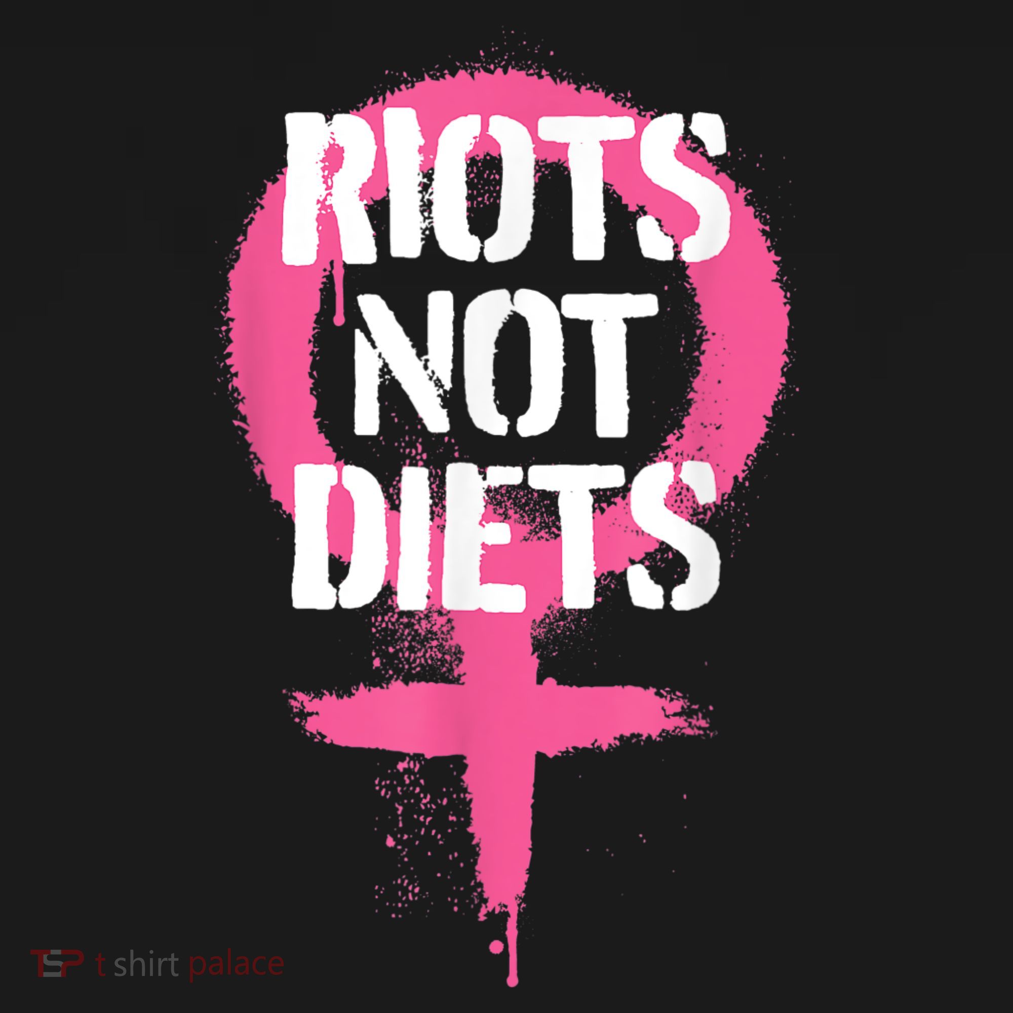 Riots Not Diets Feminist Punk Graphic Baby Bodysuit