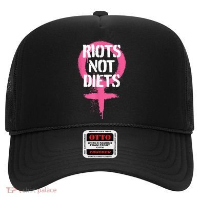 Riots Not Diets Feminist Punk Graphic Hat