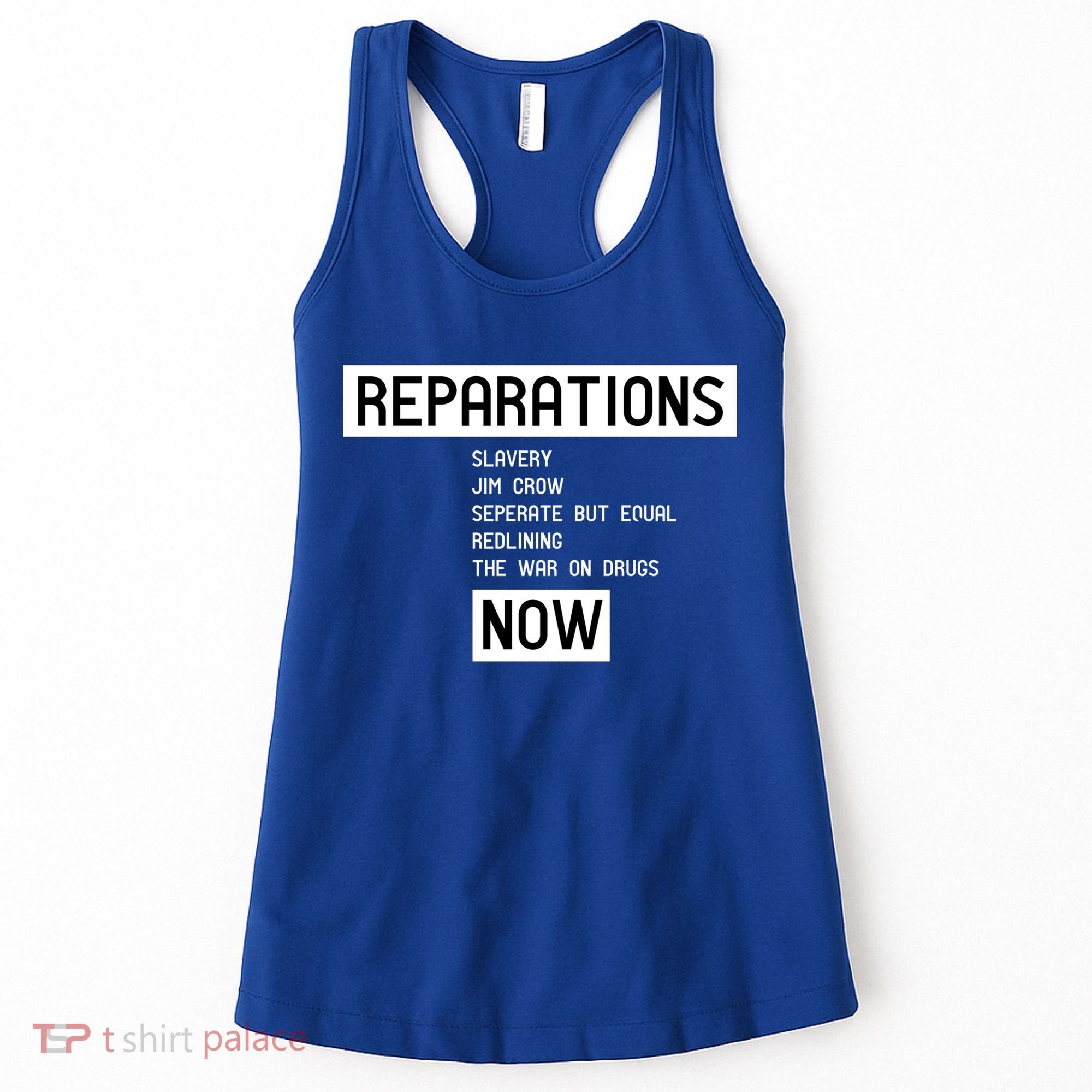 Reparations Now For Blm Social Justice And Equality Cute Gift Women's Tank Top