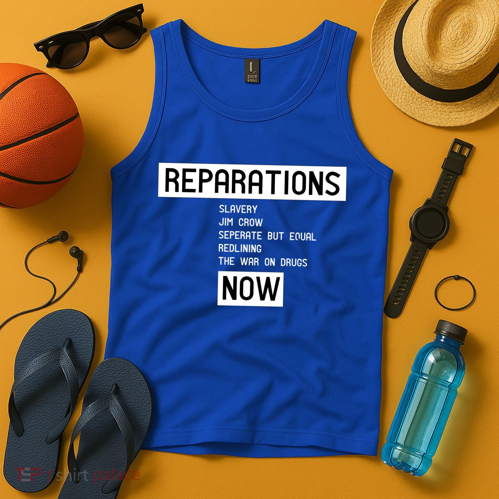 Reparations Now For Blm Social Justice And Equality Cute Gift Tank Top