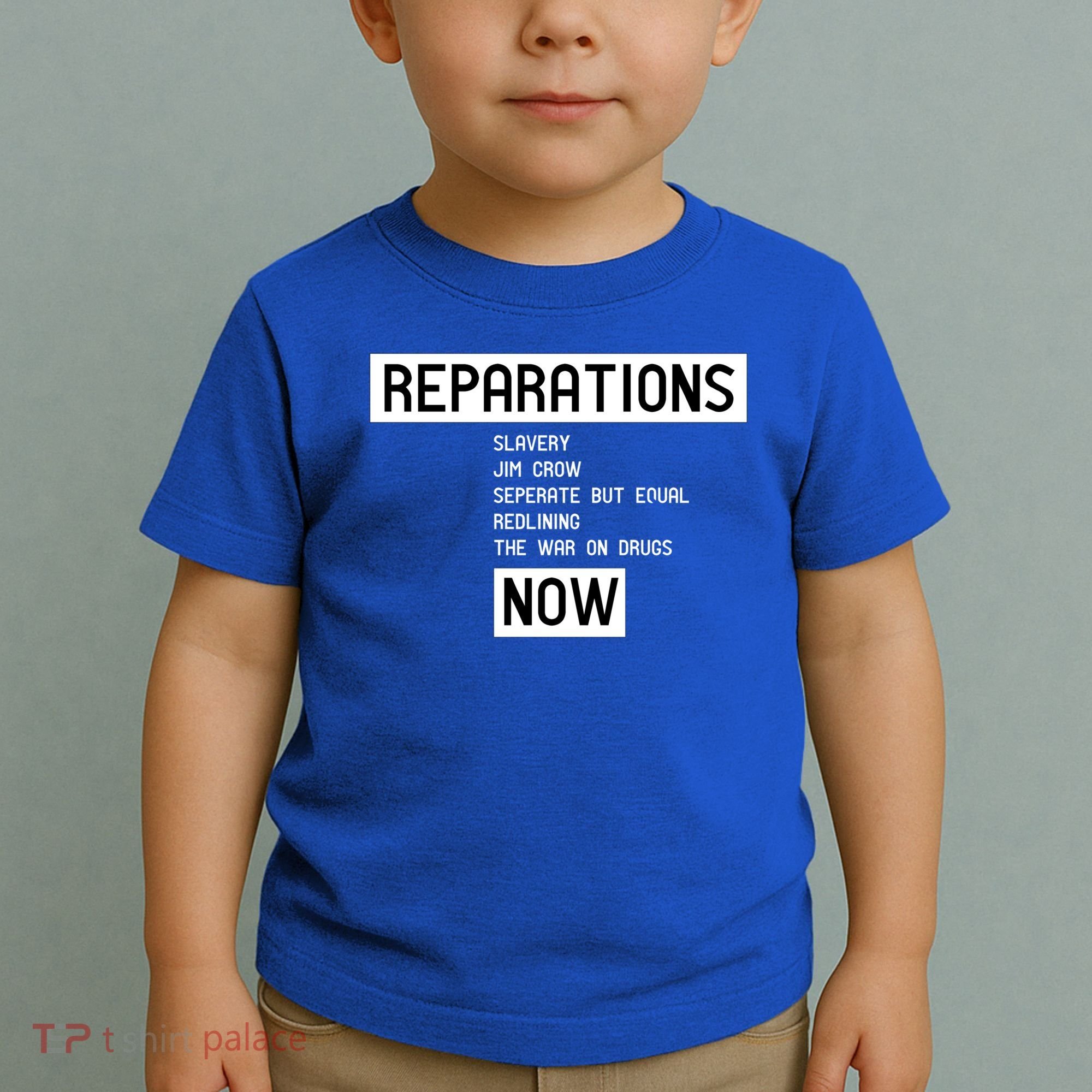 Reparations Now For Blm Social Justice And Equality Cute Gift Toddler T-Shirt