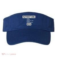 Reparations Now For Blm Social Justice And Equality Cute Gift Visor thumb 0