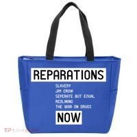 Reparations Now For Blm Social Justice And Equality Cute Gift Tote Bag thumb 0