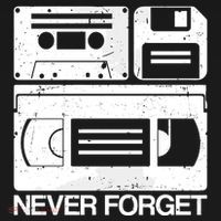 Retro Never Forget Cassette Floppy Disk Vhs Tape Pajama Set thumb 2