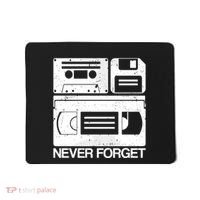 Retro Never Forget Cassette Floppy Disk Vhs Tape Mousepad thumb 0