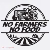 Retro No Farmers No Food Support Local Foods Farmer Women's Hoodie thumb 2
