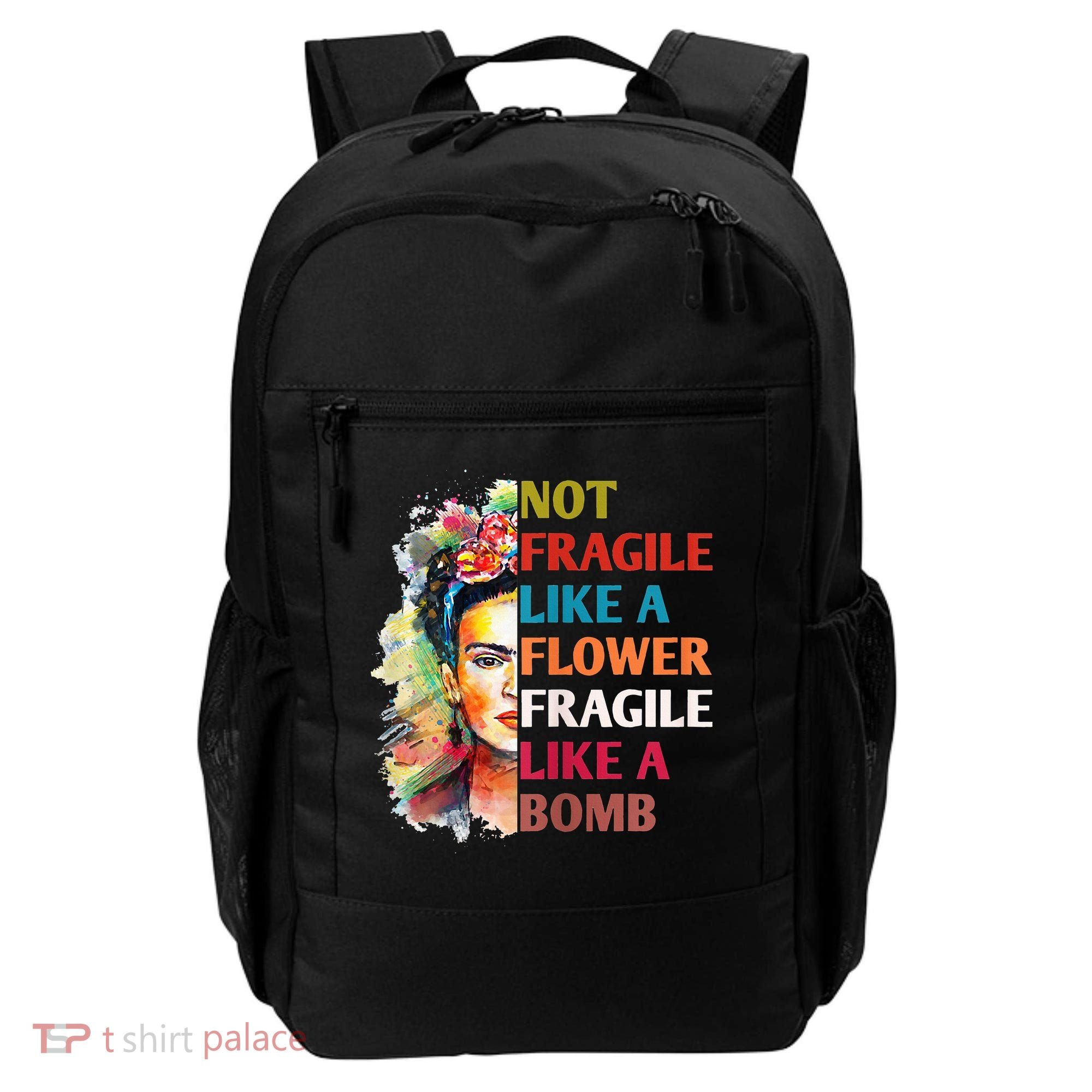 retro Not Fragile Like A Flower Fragile Like A Bomb For Backpack