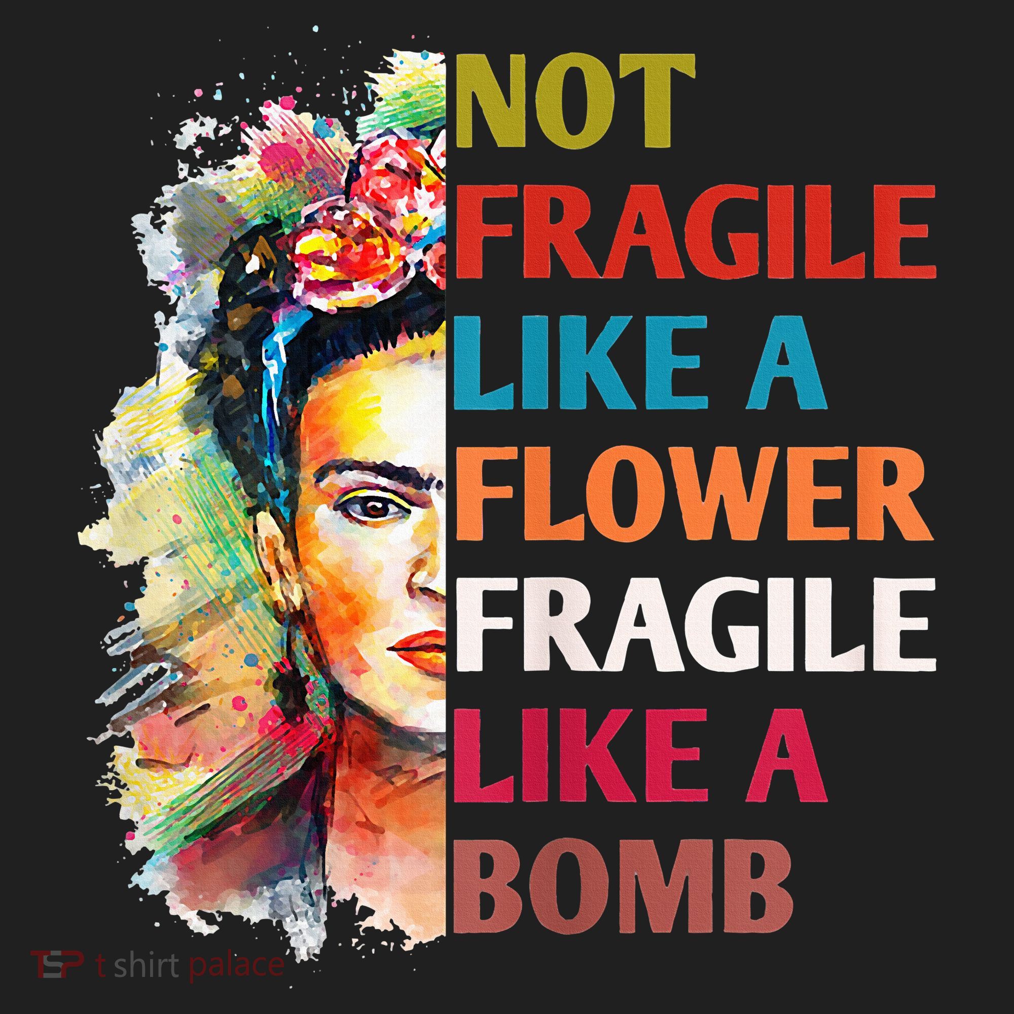 retro Not Fragile Like A Flower Fragile Like A Bomb For Beanie