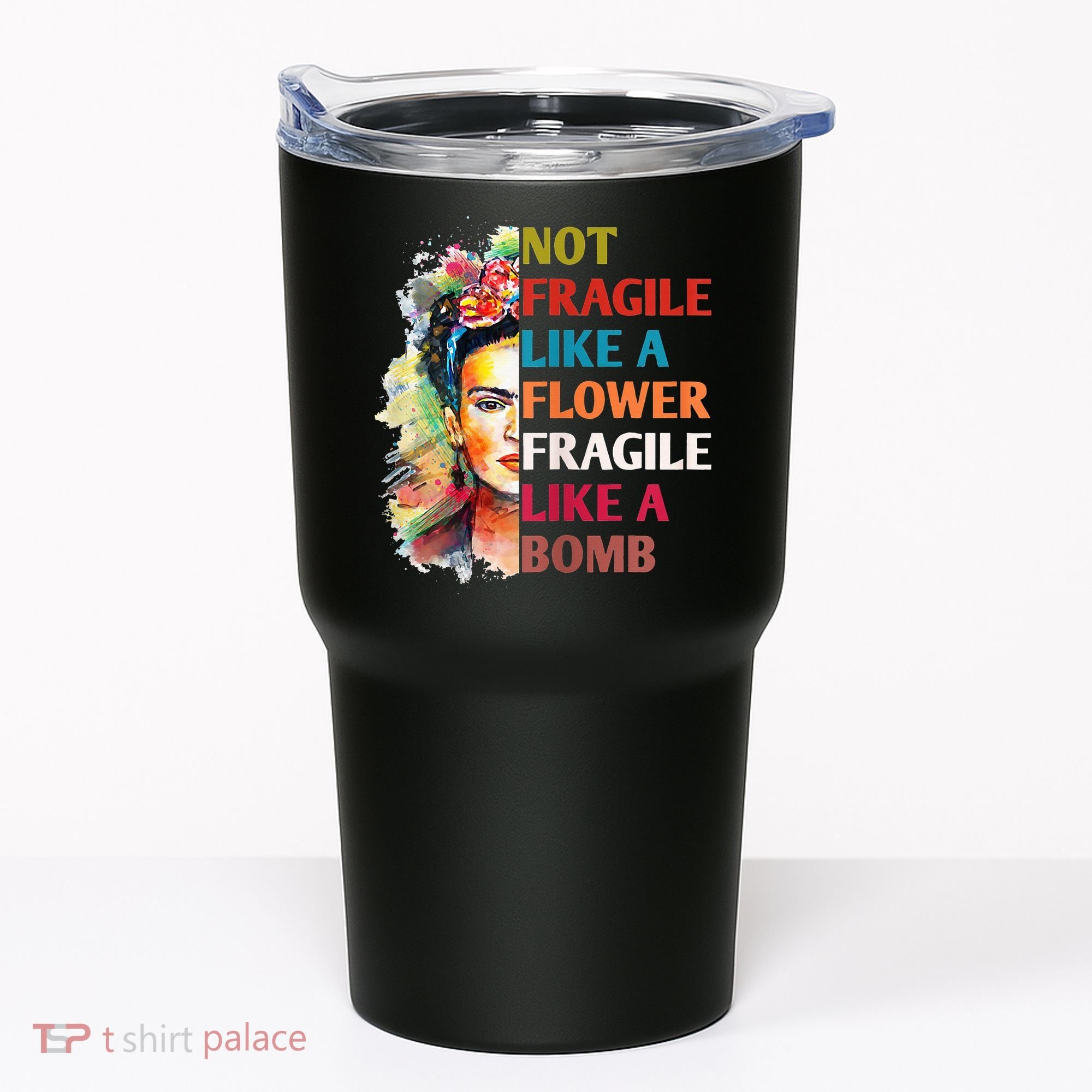 retro Not Fragile Like A Flower Fragile Like A Bomb For Tumbler