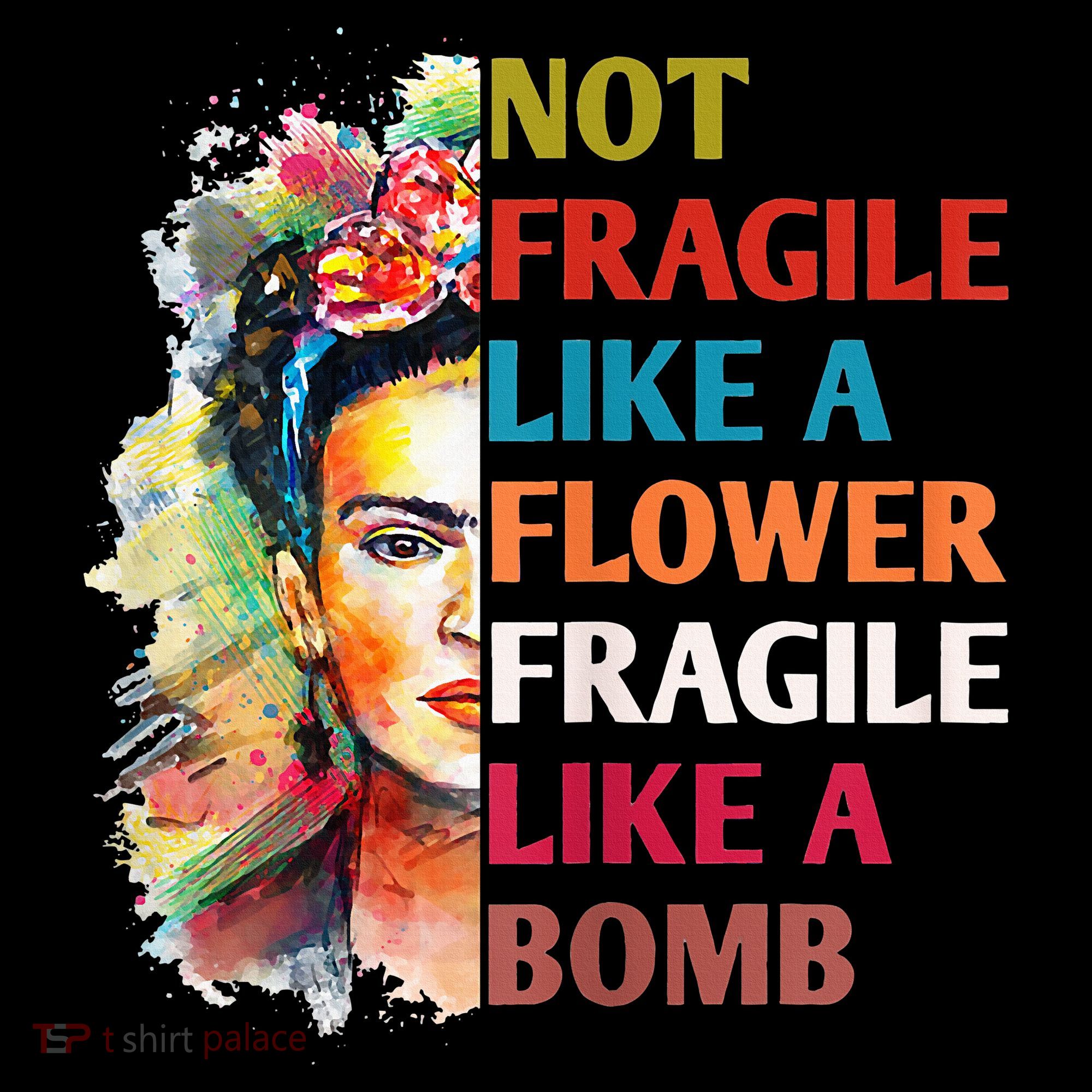 retro Not Fragile Like A Flower Fragile Like A Bomb For Ornament