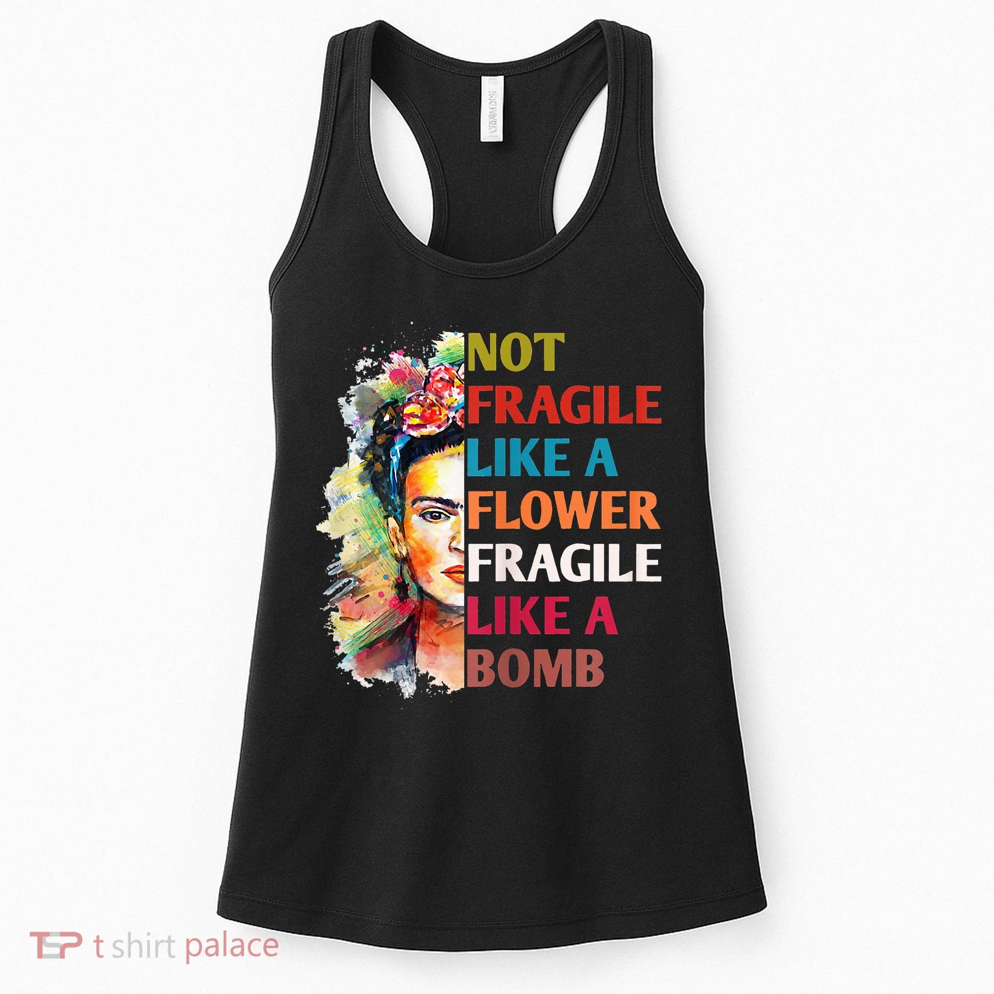 retro Not Fragile Like A Flower Fragile Like A Bomb For Women's Tank Top