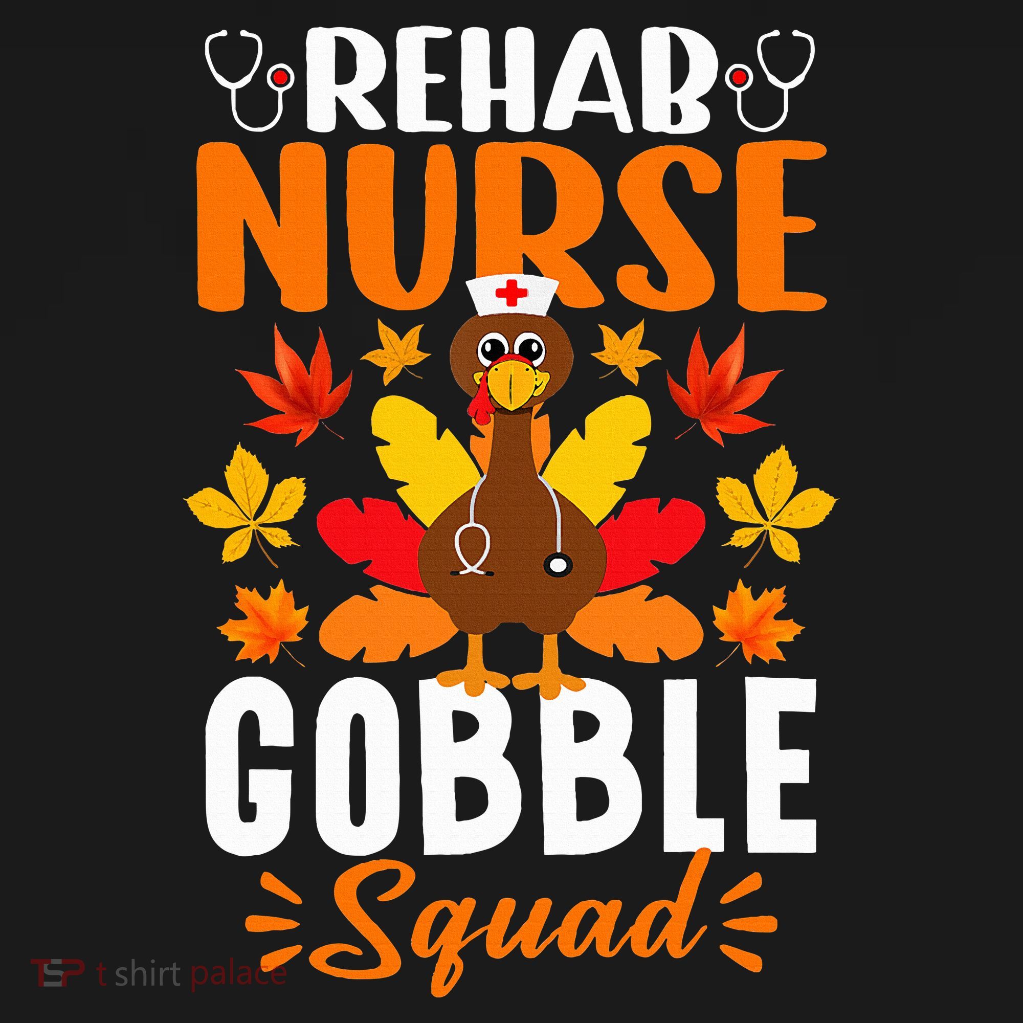 Rehab Nurse Gobble Squad Funny Turkey Thanksgiving Sweatshirt
