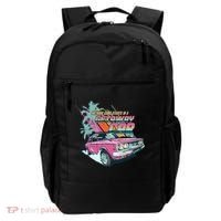 Retro Nothing Good Starts In A Getaway Car Backpack thumb 0