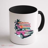 Retro Nothing Good Starts In A Getaway Car Coffee Mug thumb 1