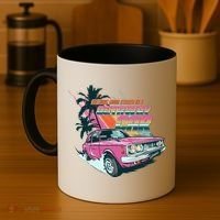 Retro Nothing Good Starts In A Getaway Car Coffee Mug thumb 4