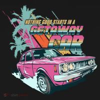 Retro Nothing Good Starts In A Getaway Car Women's Hoodie thumb 2
