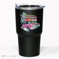 Retro Nothing Good Starts In A Getaway Car Tumbler thumb 0