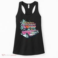 Retro Nothing Good Starts In A Getaway Car Women's Tank Top thumb 0