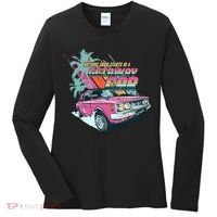 Retro Nothing Good Starts In A Getaway Car Women's Long Sleeve Shirt thumb 0