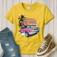 Retro Nothing Good Starts In A Getaway Car Women's T-Shirt thumb 3