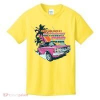Retro Nothing Good Starts In A Getaway Car Kids T-Shirt thumb 0
