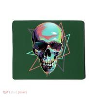 Retro Neon Graffiti Paint Skull Mousepad thumb 0
