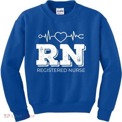 Registered Nurse Heartbeat Rn Appreciation Gift Kids Sweatshirt