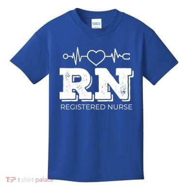 Registered Nurse Heartbeat Rn Appreciation Gift Kids T-Shirt