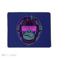 Retro Neon Hipster Gorilla Ape Mousepad thumb 0