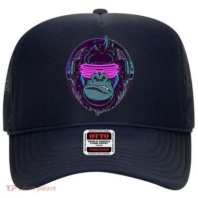Retro Neon Hipster Gorilla Ape Hat