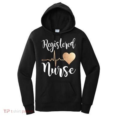 Registered Nurse Heart Great Gift Rn Gift Women's Hoodie