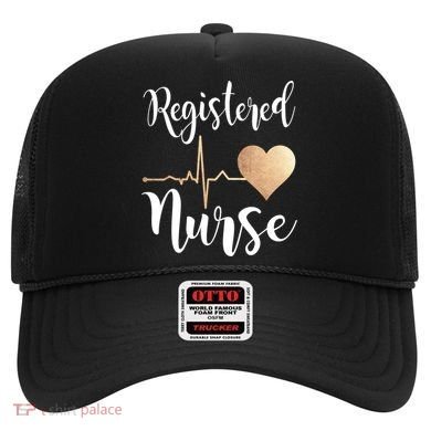 Registered Nurse Heart Great Gift Rn Gift Hat