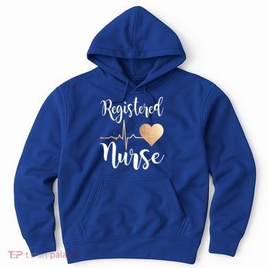 Registered Nurse Heart Great Gift Rn Gift Hoodie