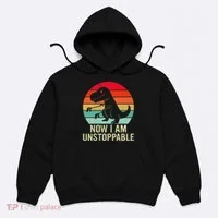 Retro Now I Am Unstoppable Hoodie thumb 0