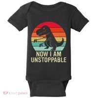 Retro Now I Am Unstoppable Baby Bodysuit thumb 0