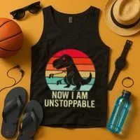 Retro Now I Am Unstoppable Tank Top thumb 4