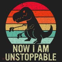 Retro Now I Am Unstoppable Golf Towel thumb 3