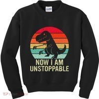 Retro Now I Am Unstoppable Kids Sweatshirt thumb 0