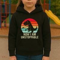 Retro Now I Am Unstoppable Kids Hoodie thumb 3