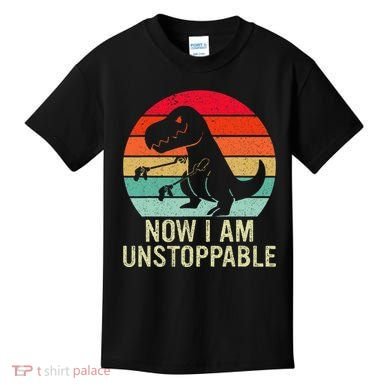 Retro Now I Am Unstoppable Kids T-Shirt